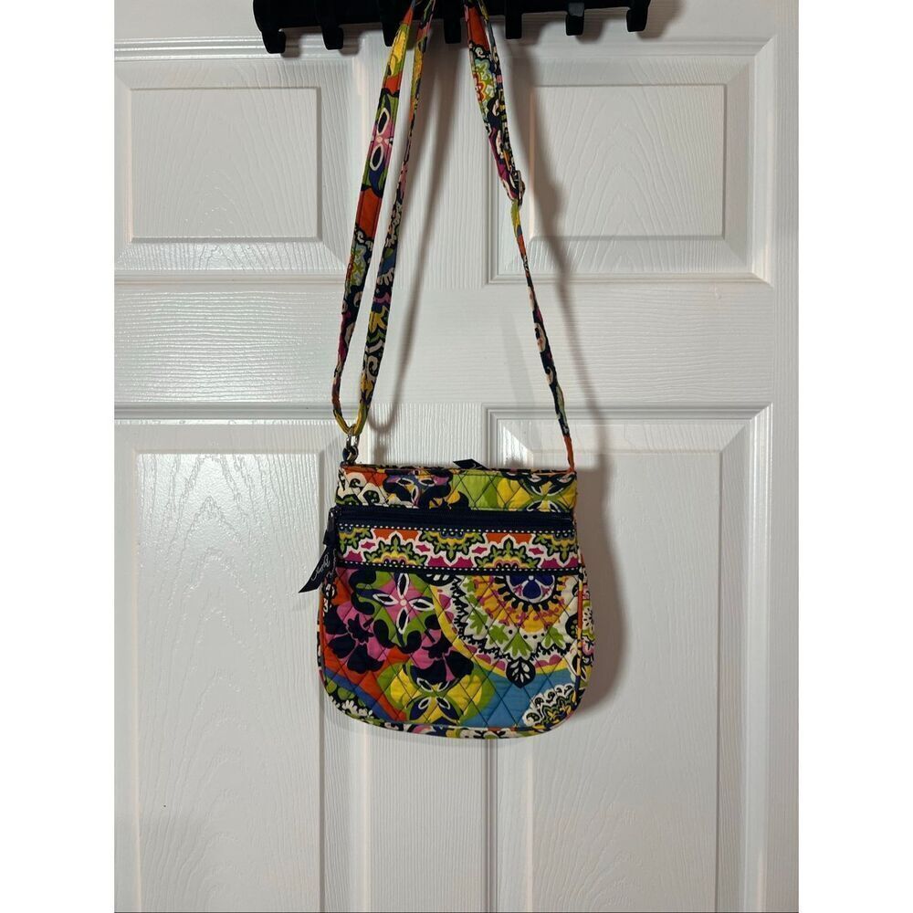 Vera Bradley Quilted Crossbody Bag | Colorful Floral Print